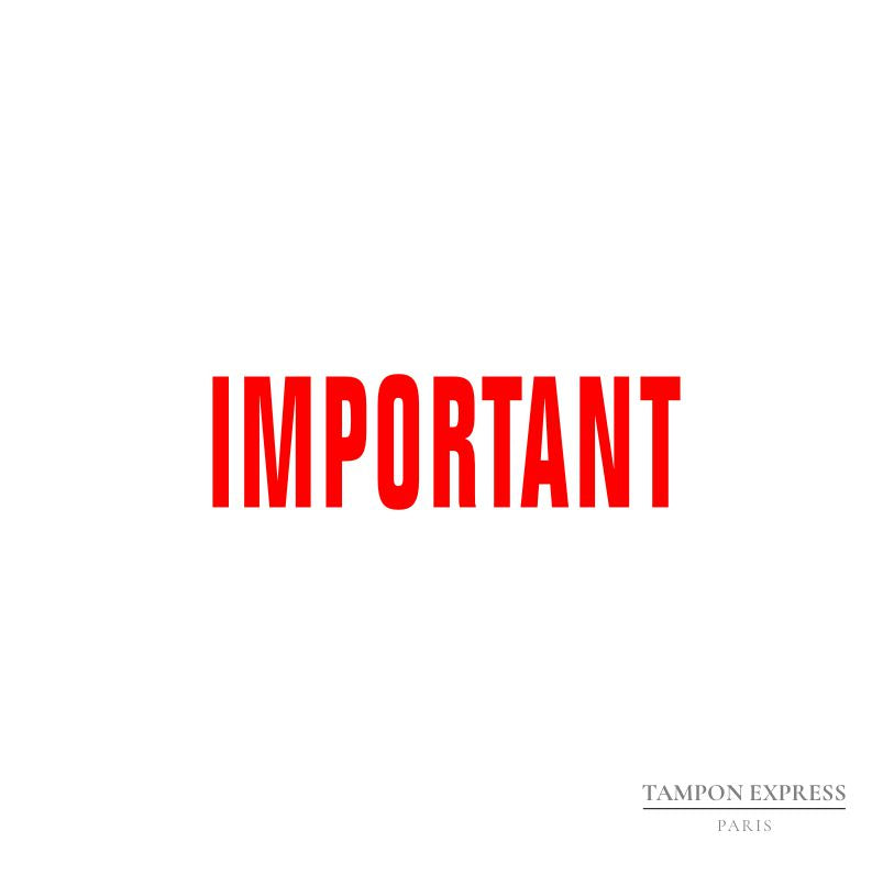 Tampon important