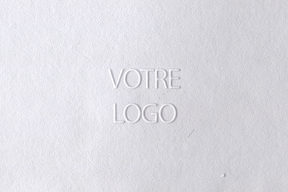 Timbre à sec personnalisé avec logo