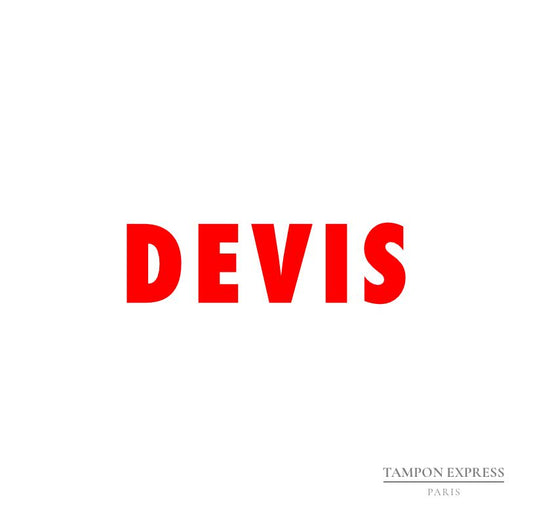 Tampon devis